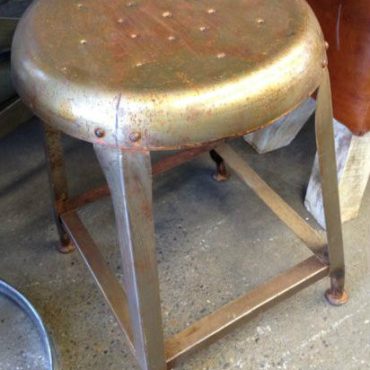 Taylor Short Round Industrial Stool