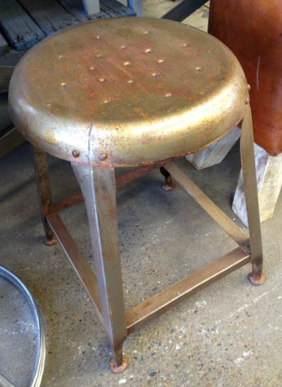Taylor Short Round Industrial Stool