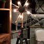 Industrial Fan Floor Lamp