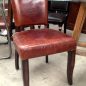 Cuba Aged Leather Dining Chair