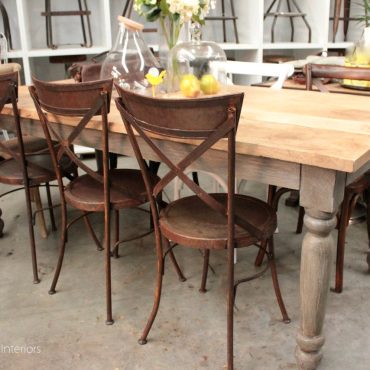 Anchors Away Rustic Dining Table