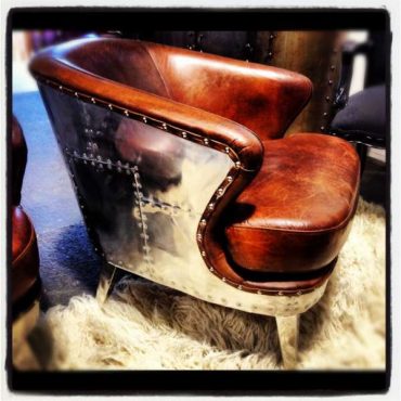 Vault Aged Leather Armchair
