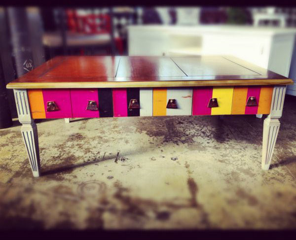 Candy Cane Coffee Table