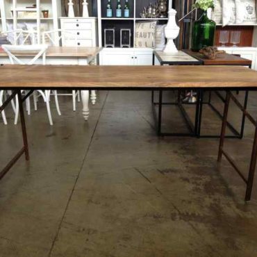 Cartage Folding Industrial Dining Table