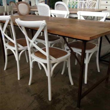 Cartage Folding Industrial Dining Table