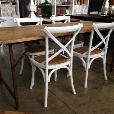 Cartage Folding Industrial Dining Table