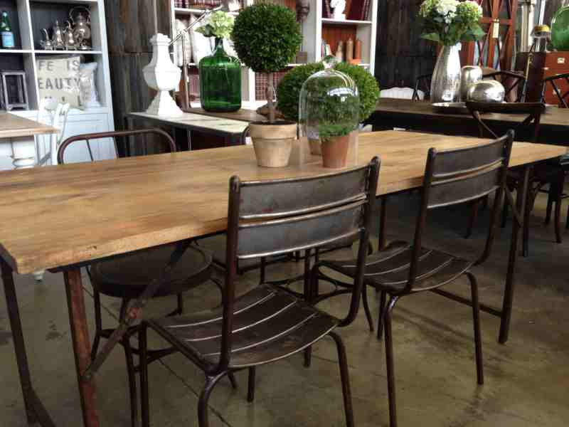 Cartage Folding Industrial Dining Table