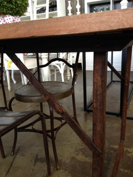Cartage Folding Industrial Dining Table