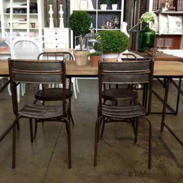 Cartage Folding Industrial Dining Table