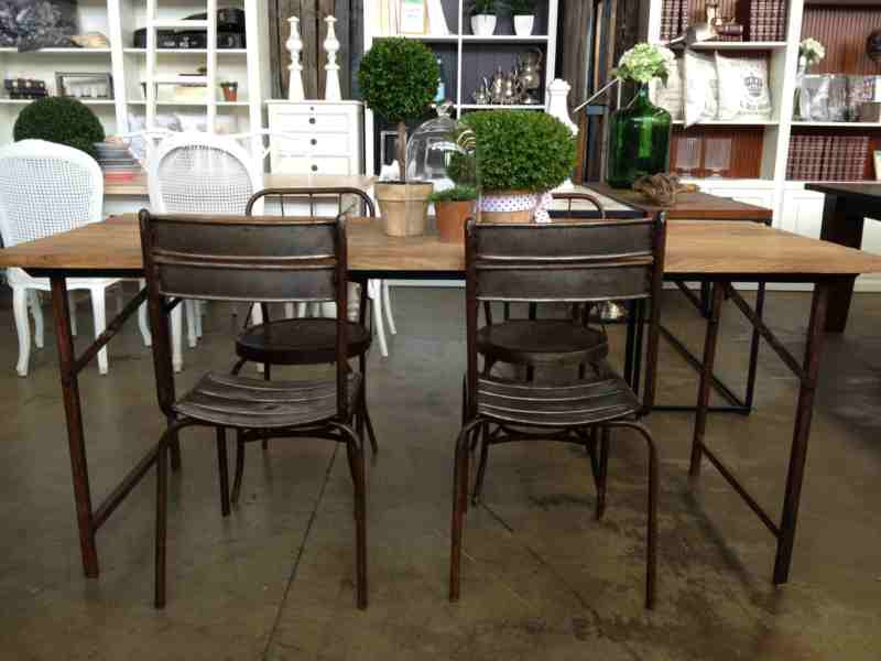 Cartage Folding Industrial Dining Table