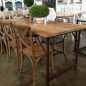 Cartage Folding Industrial Dining Table