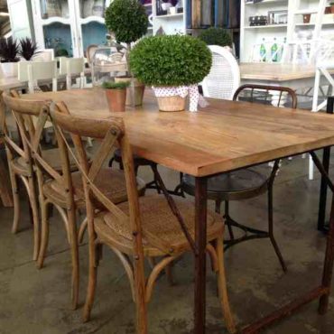 Cartage Folding Industrial Dining Table