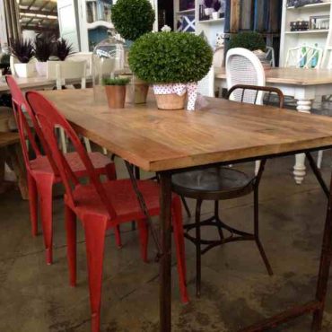 Cartage Folding Industrial Dining Table