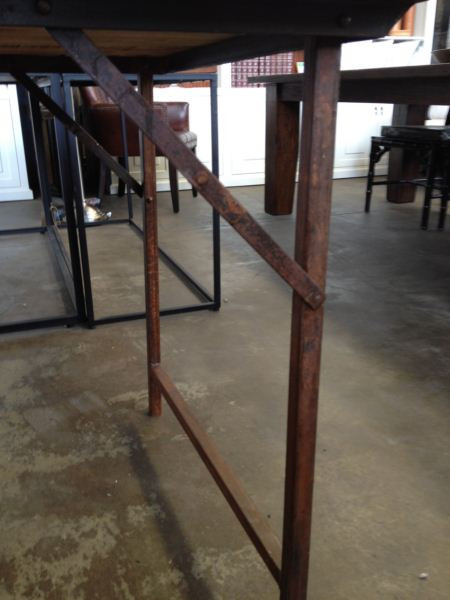 Cartage Folding Industrial Dining Table