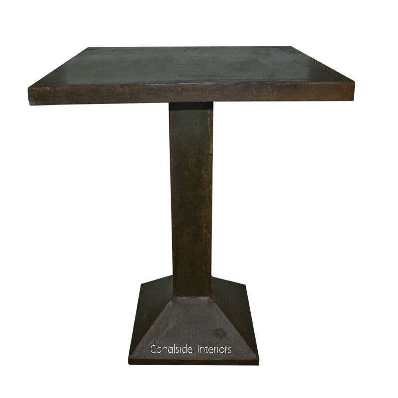 Submarine Industrial Metal Cafe Table