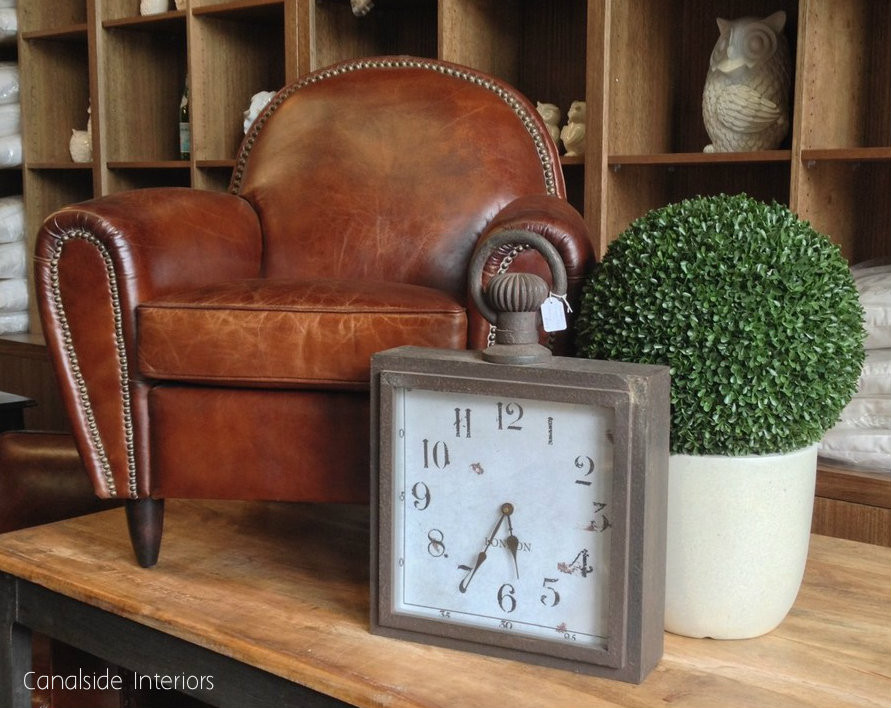 Chrysler Aged Leather Armchair