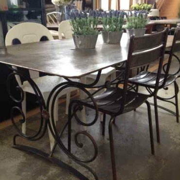 Katherine Steel Ornamental Table