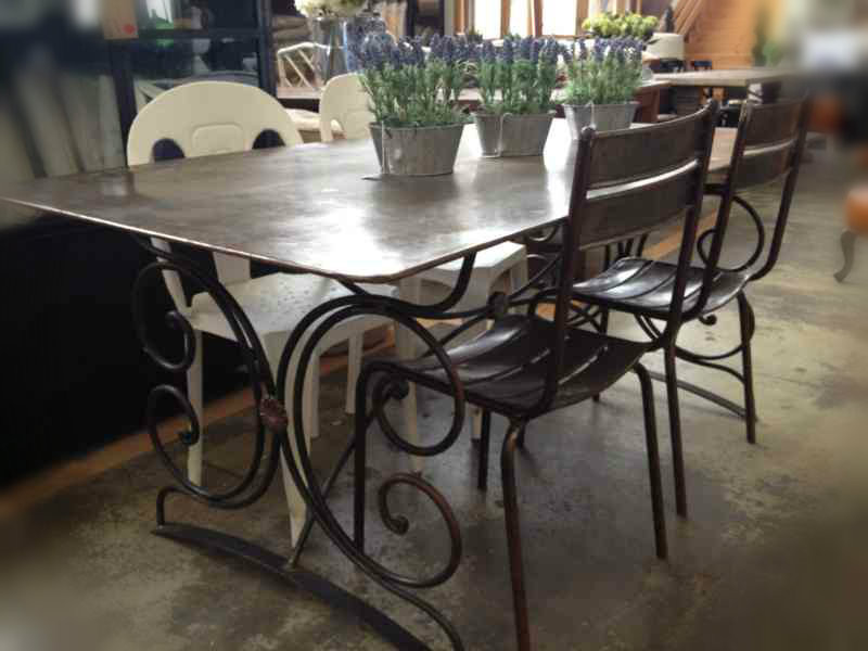 Katherine Steel Ornamental Table