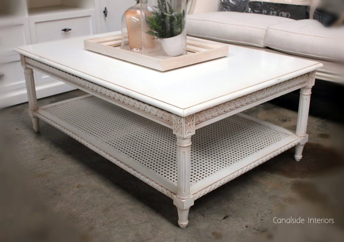 Hamptons Rattan Coffee Table