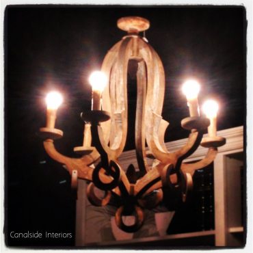 Winterfell Rustic Timber Chandelier