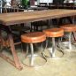 Protractor Alpha Industrial Dining Table