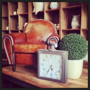 Chrysler Aged Leather Armchair