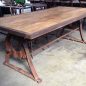 Protractor Alpha Industrial Dining Table