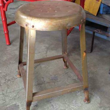 Taylor Short Round Industrial Stool