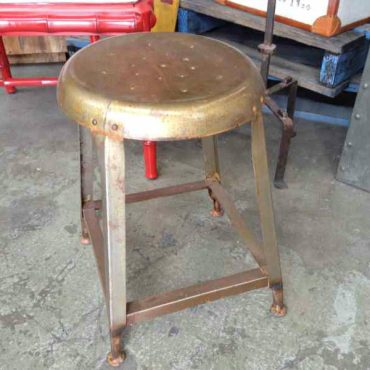 Taylor Short Round Industrial Stool