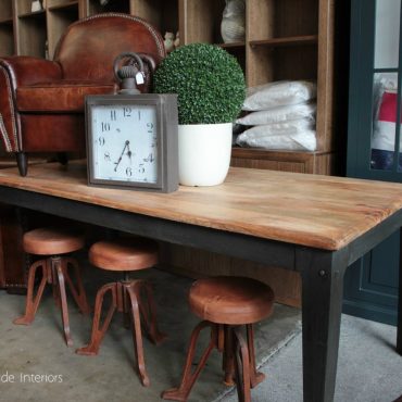 Carriage Industrial Dining Table