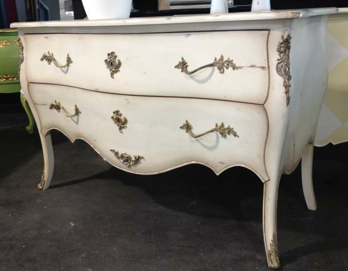 Piccini Commode in Distressed White