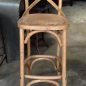 Cross Back Bar Stool