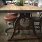 Protractor Alpha Industrial Dining Table