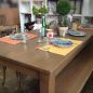 Tasmanian Oak Table & 2 x Benches Set