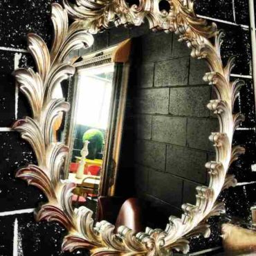 Willow Mirror - Distressed Silver