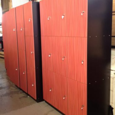 Lockers Custom Made by Canalside Interiors