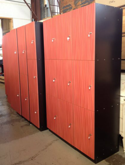 Lockers Custom Made by Canalside Interiors