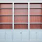 Wall Unit with Grooved veneer Back