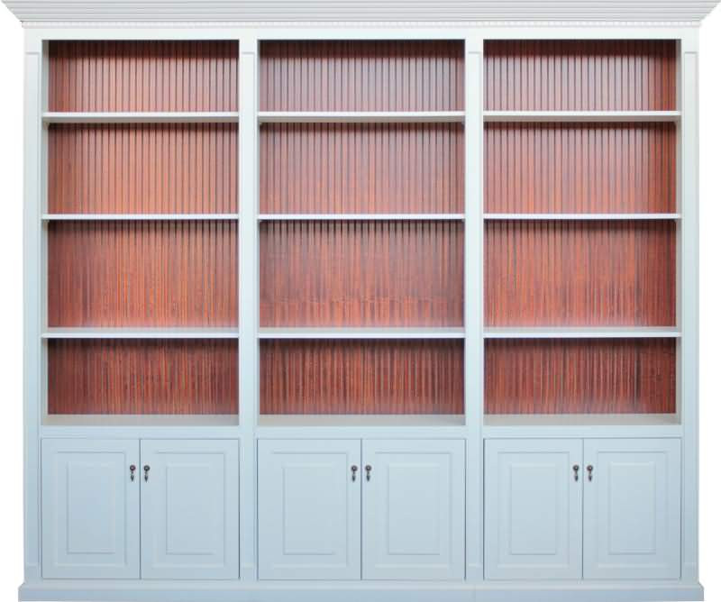 Wall Unit with Grooved veneer Back