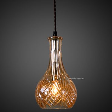 Scotch Amber Glass Pendant