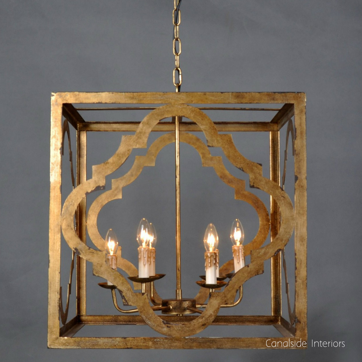 Joffrey Antique Gold Chandelier