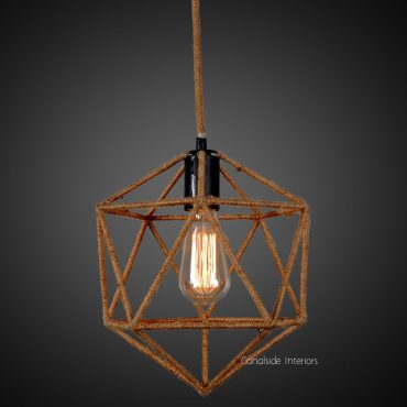 Polyhedron Rope Pendant
