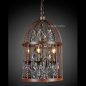 Vintage Birdcage Industrial Chandelier