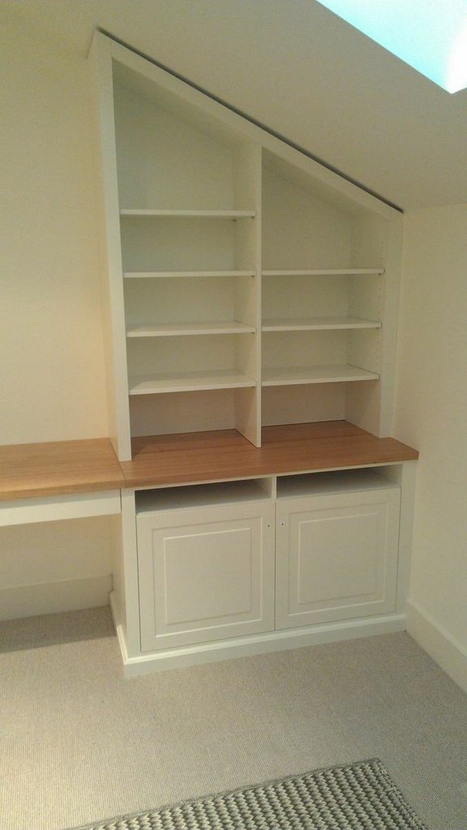 Custom Made Home Office Wall Units by Canalside Interiors