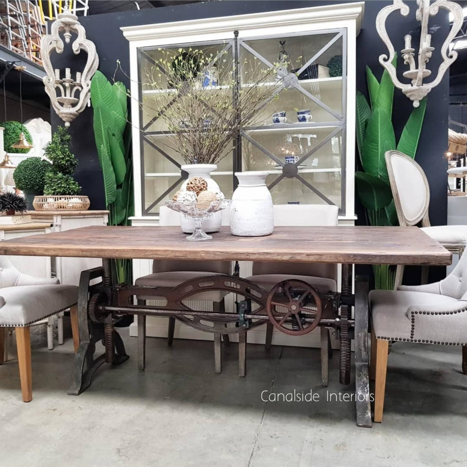 Phoenix Adjustable Dining to Bar Table