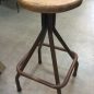 Sarah Woodtop Industrial Stool