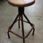 Sarah Woodtop Industrial Stool