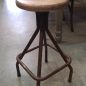 Sarah Woodtop Industrial Stool