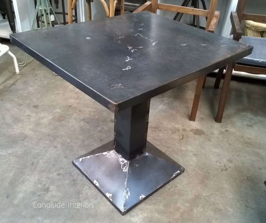 Submarine Industrial Metal Cafe Table