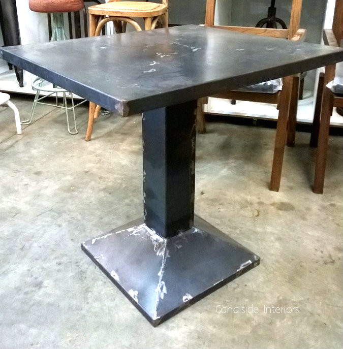 Submarine Industrial Metal Cafe Table